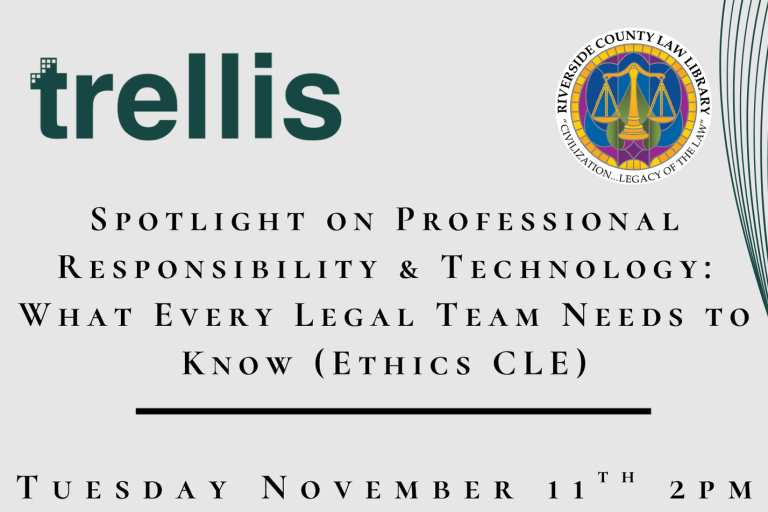 Flyer for Trellis Ethics CLE