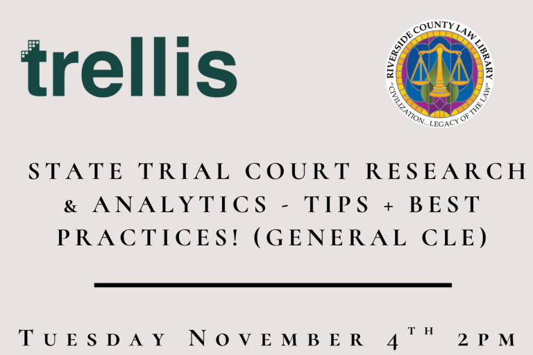 Flyer for Trellis State Research CLE