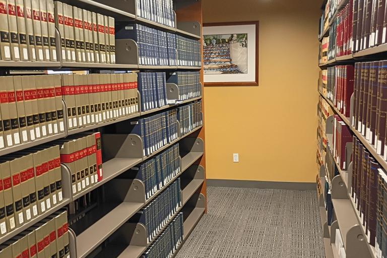 Palm Springs Branch bookshelves.