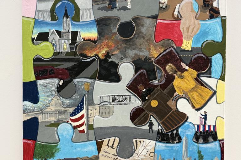 "Missing Piece of Peace" by Liam Montes, Grade 12