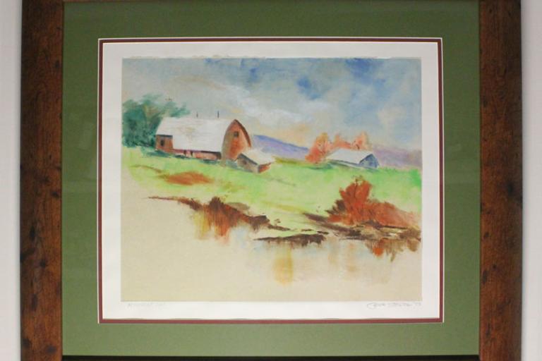 Chuck Stiles- Barn Scene (n.d)