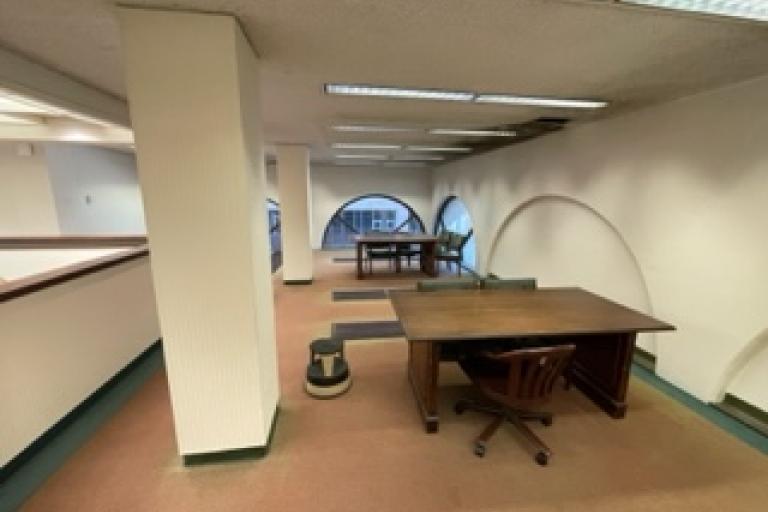 Post-mezzanine shelving removal - 10/28/21