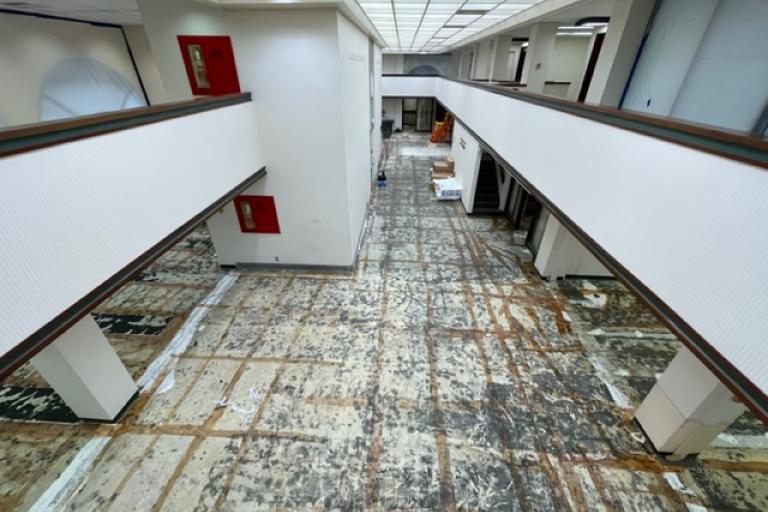 View from mezzanine/CA side - 12/7/21