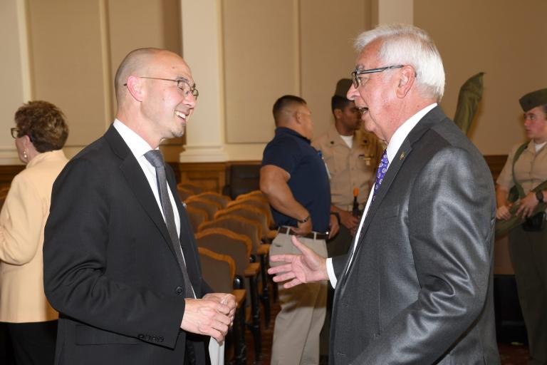 RCLL Board President Jack Lucky w/ Presiding Justice Manuel Ramirez
