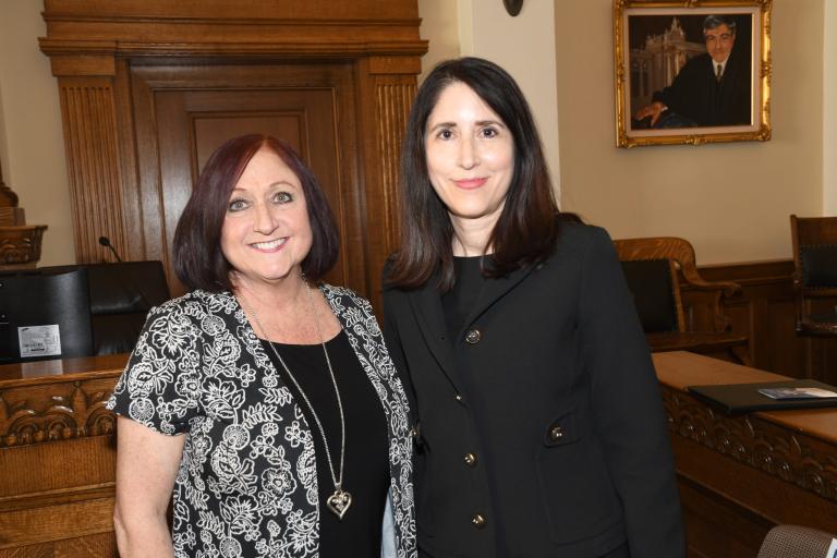 Chief Justice Patricia Guerrero w/ Riverside County Supervisor Karen Spiegel