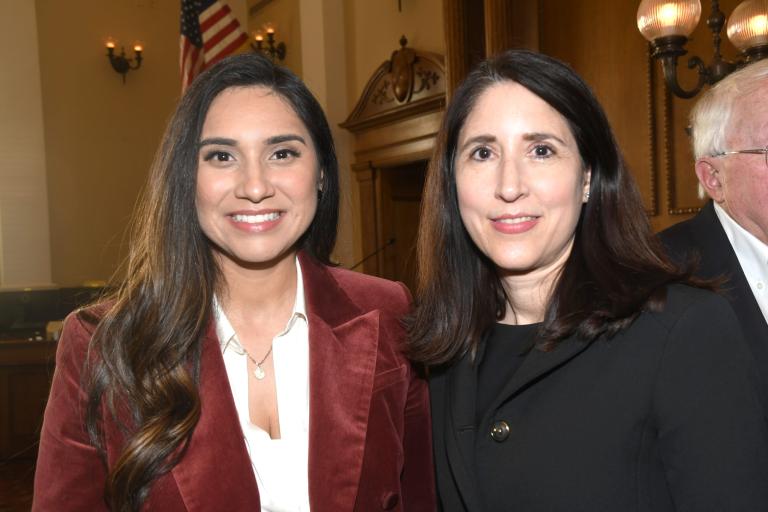 Assemblymember Sabrina Cervantes w/ Chief Justice Patricia Guerrero