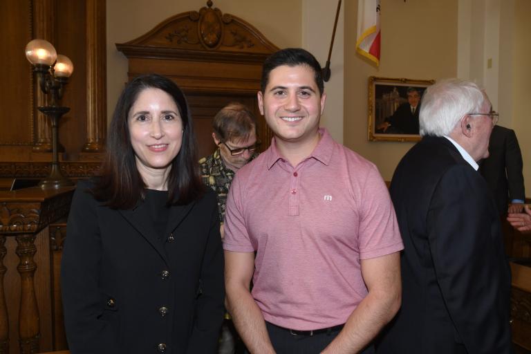 Chief Justice Patricia Guerrero w/ Assemblymember Bill Essayli