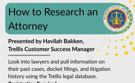 Flyer for How to Research An Attorney