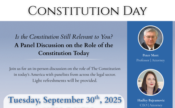 Constitution September 30th Panel Flyer