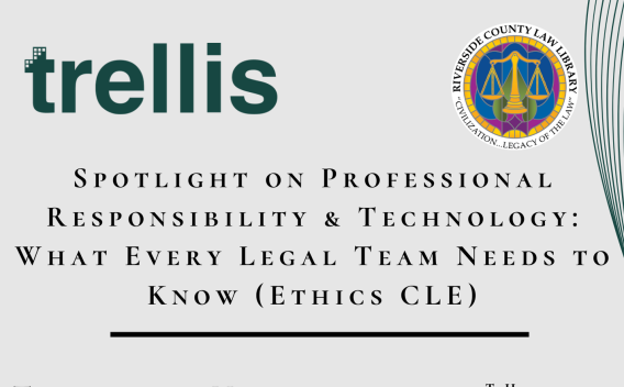Flyer for Trellis Ethics CLE