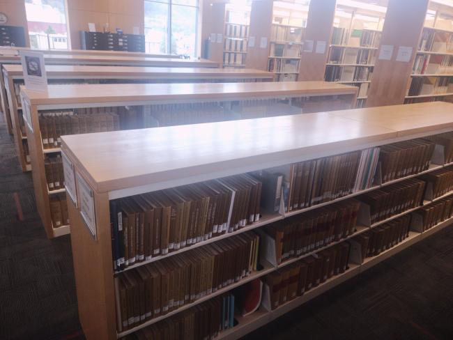 Stacks in the Alaska State Library.